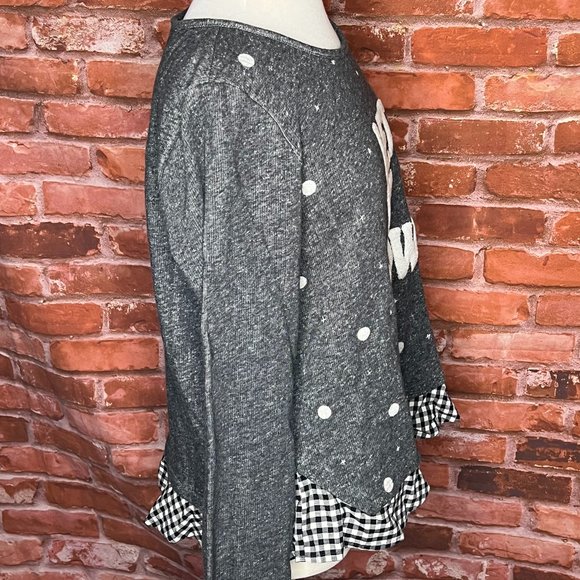 Crown & Ivy "Let It Snow" Sweatshirt/Sweater - Picture 2 of 4